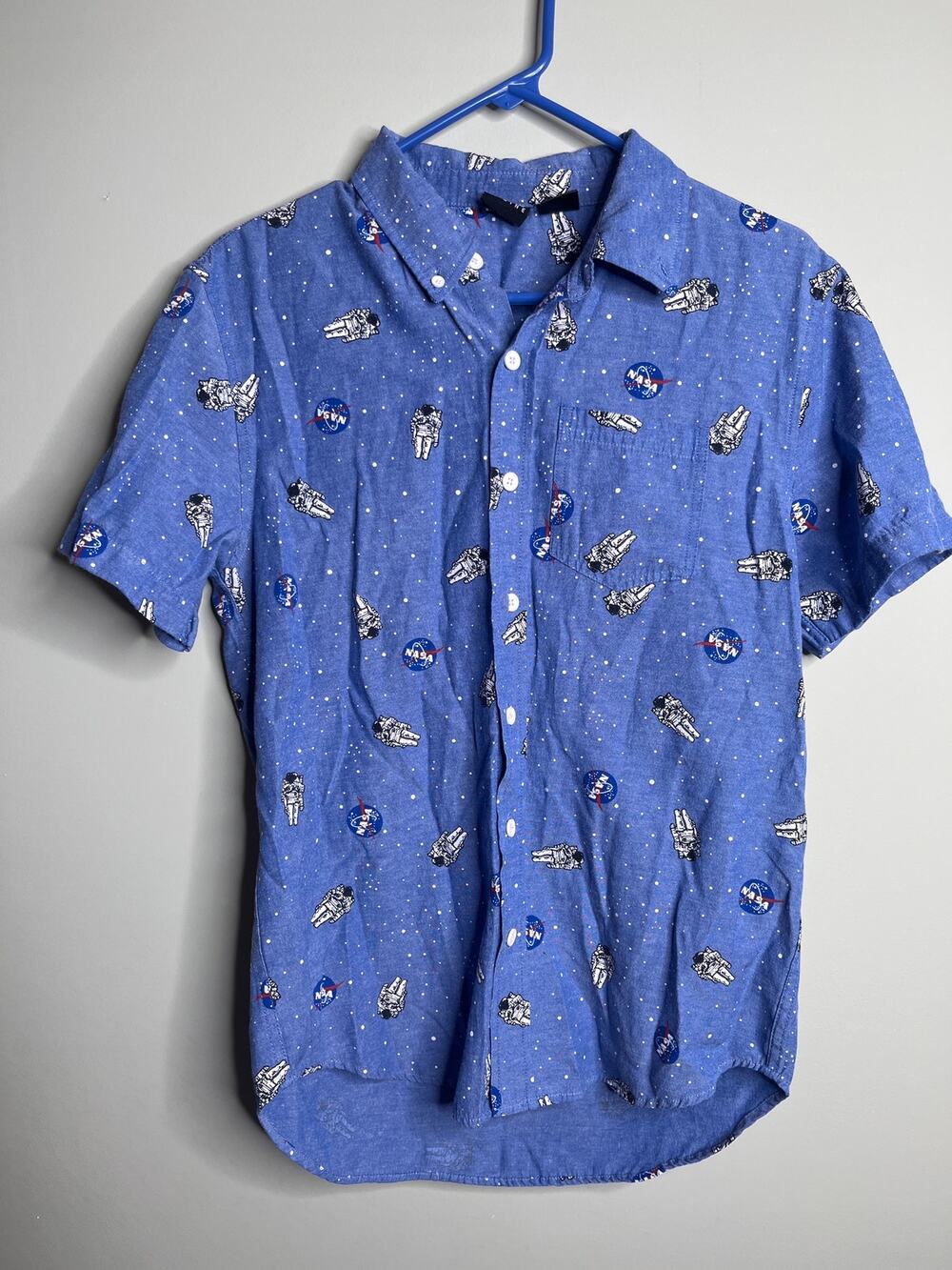 Mad Engine NASA Button Up Small